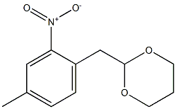 1-Nitro-2-(1,3-dioxan-2-ylmethyl)-5-methylbenzene 结构式