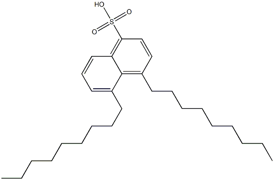 4,5-Dinonyl-1-naphthalenesulfonic acid Structure