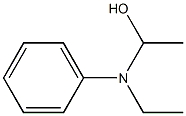 N-Ethyl-N-(1-hydroxyethyl)aniline Struktur