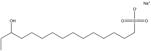  13-Hydroxypentadecane-1-sulfonic acid sodium salt