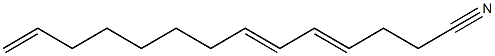 4,6,13-Tetradecatrienenitrile Structure