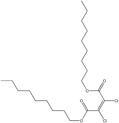 ジクロロマレイン酸ジノニル 化学構造式