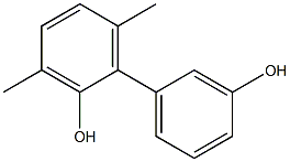 3,6-Dimethyl-1,1'-biphenyl-2,3'-diol,,结构式