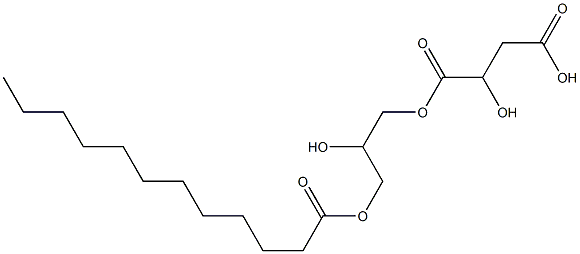 D-Malic acid hydrogen 1-(2-hydroxy-3-dodecanoyloxypropyl) ester|