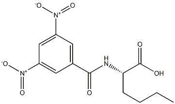 (2S)-2-[(3,5-Dinitrobenzoyl)amino]hexanoic acid,,结构式