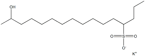  15-Hydroxyhexadecane-4-sulfonic acid potassium salt