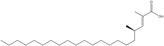 [R,E,(-)]-2,4-Dimethyl-2-henicosenoic acid Structure