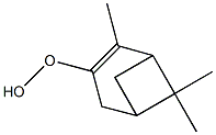 2,6,6-Trimethylbicyclo[3.1.1]hept-2-en-3-yl hydroperoxide Structure