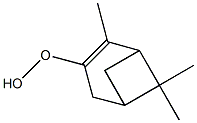 2,6,6-Trimethylbicyclo[3.1.1]hept-2-en-3-yl hydroperoxide 结构式