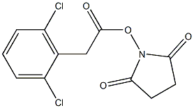 2,6-Dichlorobenzeneacetic acid succinimidyl ester Structure