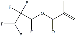 Methacrylic acid (1,2,2,3,3-pentafluoropropyl) ester 结构式