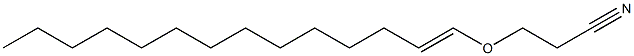 3-(1-Tetradecenyloxy)propiononitrile Structure