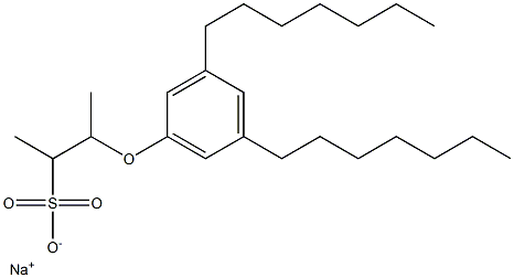 3-(3,5-Diheptylphenoxy)butane-2-sulfonic acid sodium salt