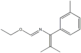  1-(3-Methylphenyl)-1-[(ethoxy)methyleneamino]-2-methyl-1-propene