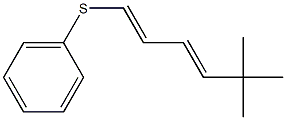 (3E)-1-(Phenylthio)-5,5-dimethyl-1,3-hexadiene|