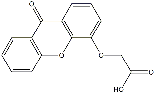 (9-Oxo-9H-xanthen-4-yloxy)acetic acid Structure