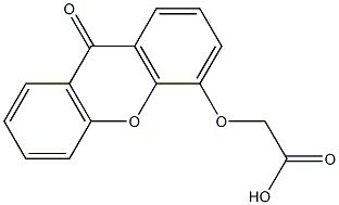 (9-Oxo-9H-xanthen-4-yloxy)acetic acid 结构式