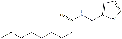 N-[(2-Furyl)methyl]nonanamide 结构式