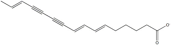 (Tetradeca-4,6,12-triene-8,10-diyn)-1-ylacetate Structure