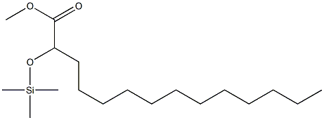 2-Trimethylsilyloxytetradecanoic acid methyl ester