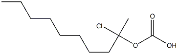 Carbonic acid octyl(1-chloroethyl) ester Structure