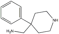 4-Phenyl-4-piperidinemethanamine Structure