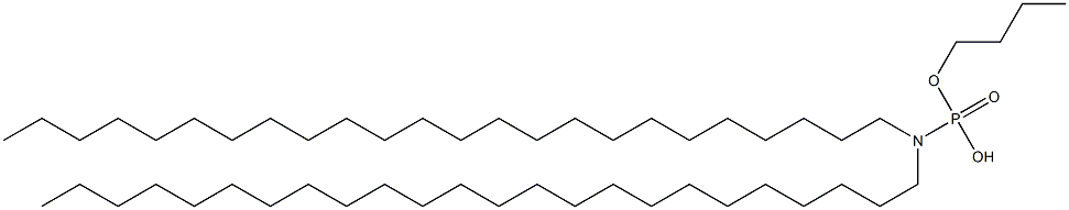 N,N-Ditetracosylamidophosphoric acid hydrogen butyl ester Struktur