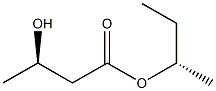 (S)-3-Hydroxybutyric acid (R)-1-methylpropyl ester,,结构式