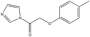 1-(1H-Imidazol-1-yl)-2-(4-methylphenoxy)ethanone Struktur