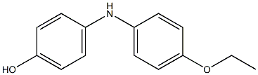 4-[(4-Ethoxyphenyl)amino]phenol Structure