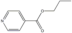 4-ピリジンカルボン酸プロピル 化学構造式