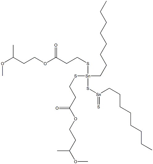 11,11-Bis[[2-(3-methoxybutoxycarbonyl)ethyl]thio]-9,11-distanna-10-thianonadecane-9-thione|