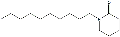 1-デシルピペリジン-2-オン 化学構造式