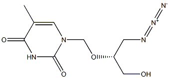  1-[[[(R)-1-Hydroxy-3-azidopropan-2-yl]oxy]methyl]thymine