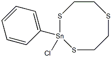 2-Chloro-2-phenyl-1,3,6-trithia-2-stannacyclooctane