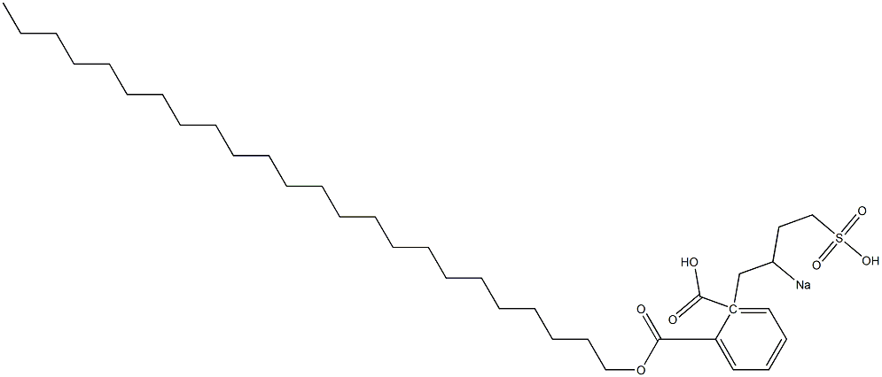 Phthalic acid 1-tetracosyl 2-(2-sodiosulfobutyl) ester