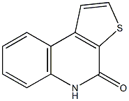 チエノ[2,3-c]キノリン-4(5H)-オン 化学構造式