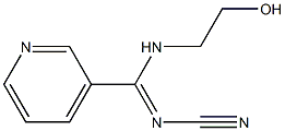 N'-Cyano-N-(2-hydroxyethyl)-3-pyridinecarboxamidine