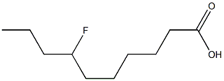 7-Fluorocapric acid Structure