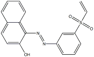 1-[3-(Vinylsulfonyl)phenylazo]-2-naphthol Structure