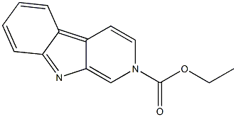 2H-Pyrido[3,4-b]indole-2-carboxylic acid ethyl ester,,结构式