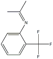 N-(2-Trifluoromethylphenyl)-2-propanimine Struktur