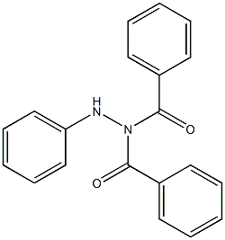 N1-ベンゾイル-N2-(フェニル)ベンズヒドラジド 化学構造式