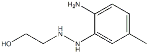 2-[2-(2-Amino-5-methylphenyl)hydrazino]ethanol Struktur