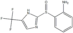 5-(Trifluoromethyl)-2-[[2-[amino]phenyl]sulfinyl]-1H-imidazole