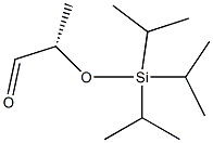 (2S)-2-(Triisopropylsilyloxy)propanal 结构式