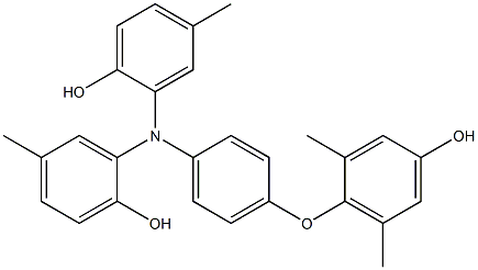 N,N-Bis(2-hydroxy-5-methylphenyl)-4-(4-hydroxy-2,6-dimethylphenoxy)benzenamine