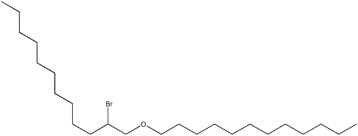Dodecyl 2-bromododecyl ether,,结构式