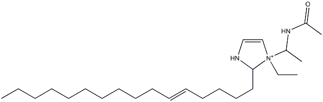  1-[1-(Acetylamino)ethyl]-1-ethyl-2-(5-hexadecenyl)-4-imidazoline-1-ium