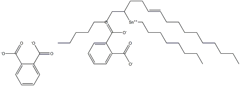 Bis[phthalic acid 1-(3-tridecenyl)]dioctyltin(IV) salt 结构式